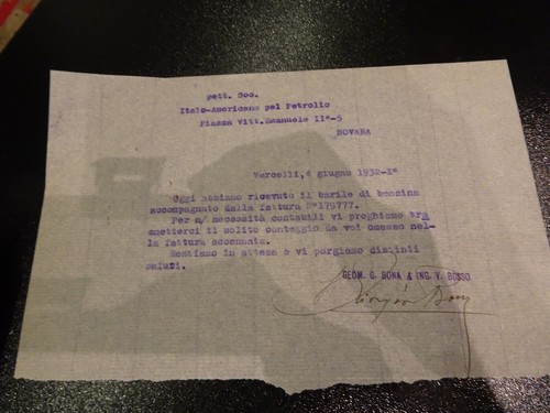 Antico documento commerciale - antico,