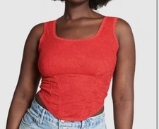 Top Corsetto Rosso