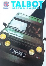 Talbot Rancho 09/81 depliant