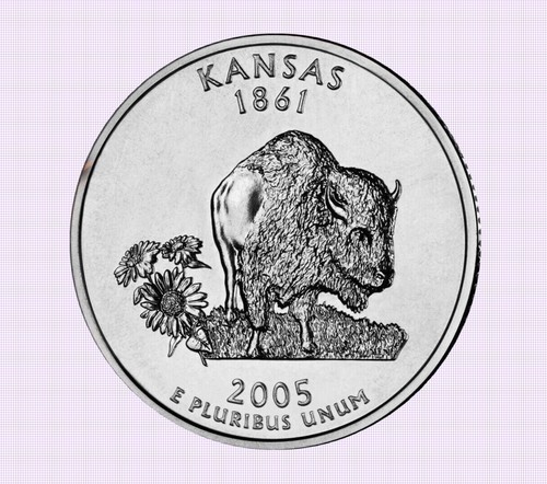Quarto dollaro kansas 2005 - di,