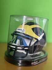 Casco FOOTBALL AMERICANO Michigan Wolverines scatola originale Bowl USA Super NFL 1