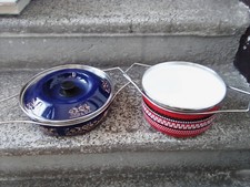 2 pentole smaltate SILTAL diametro 22 e 18 cm VINTAGE