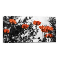 Quadro stampa su tela con vernice effetto dipinto - fiori floreale moderno