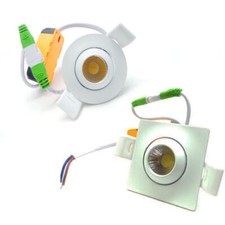 Mini faretto led quadrato - faretto,