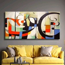 Quadro Miro pittura astratta