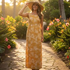 Maxi abito donna vintage Malia