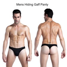 Slip uomo Hiding Gaff mutandine Sissy modellante perizoma per crossdresser transgender