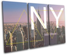 New York NY Tipografia Città