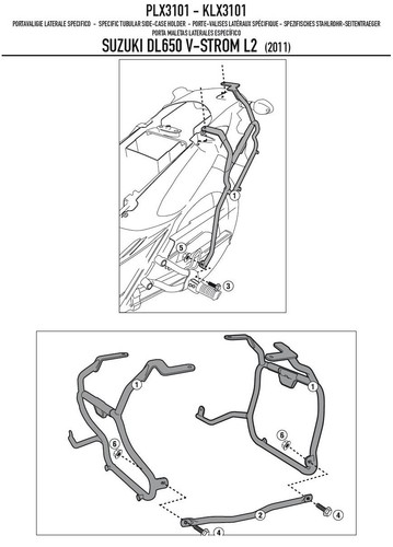 Plx3101 givi portavaligie - plx3101,
