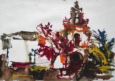 GAMBINO GIUSEPPE (Vizzini, 1928 - Preganziol, 1997) SENZA TITOLO tecnica mista s