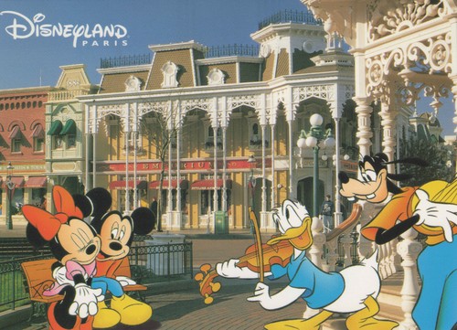 Cartolina disneyland paris - disneyland,