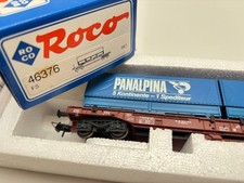 ROCO 46366.1 carro canguro FS con 2 casse mobili Panalpina, ep IV/V