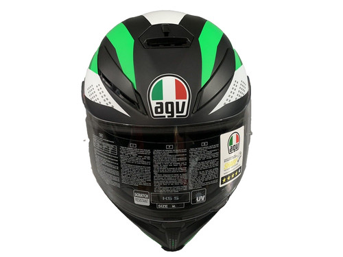 Casco agv integrale fibra e - casco,