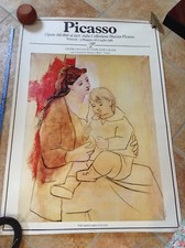 PICASSO POSTER MANIFESTO MOSTRA 1981 CM100X70 