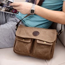Men canvas cross body bag - canvas,