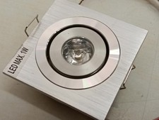 FARETTO CONTROSOFFITTO PERENZ 5550 LED 1W 350mA CM 6X6 H 2,3 3000K FORO CM 5,5