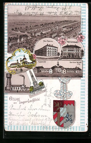 Litografia lager lechfeld - litografia,