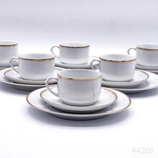 Eamag Bavaria Servizio da Caffè Tazza Caffè,Piattino & Piatto Torta Con Bordo