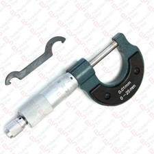 PDR*CALIBRO MICROMETRO CENTESIMALESPESSIMETRO MISURATORE PRECISIONE 0-25mm0.01mm