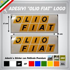 AdesivI Sticker Olio Fiat