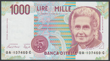 Italy  1000  Lire  1990