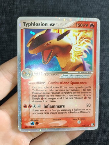 Carta pokémon typhlosion - carta,