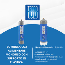 BOMBOLA CO2 ALIMENTARE PER
