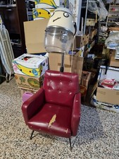 Poltrona Con Casco Asciugacapelli Vintage