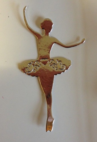 Cardmaking die cuts ballerina - cardmaking,