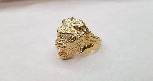 Anello testa leone - anello,