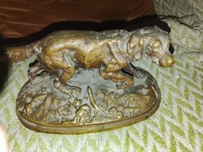 Bronzo cane da caccia