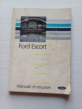 Ford Escort - Cabrio modelli 1991 manuale uso manutenzione italiano originale