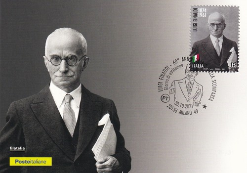 Luigi einaudi cartolina - luigi,