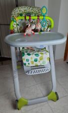 Chicco Polly Progress 5 in 1 seggiolone (kiwi) + barra gioco e riduttore tessile