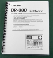 Boss DR-880 Manuale