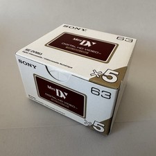 5x Sony 63min MiniDV Digital