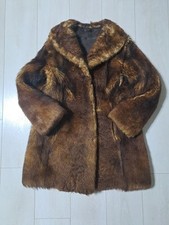 Pelliccia Vera Di Agnello Toscano Fur Cappotto Vintage Pelo Folto Montone