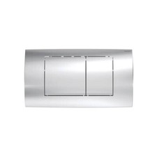Geberit placca doppio comando cromato lucido Twinline30 cassetta di scarico WC