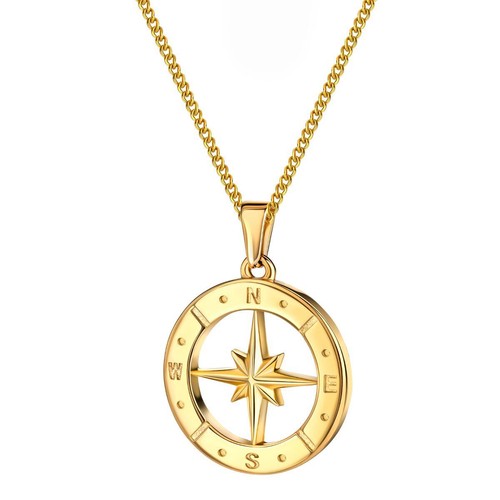 Collana con ciondolo placcato - ciondolo,