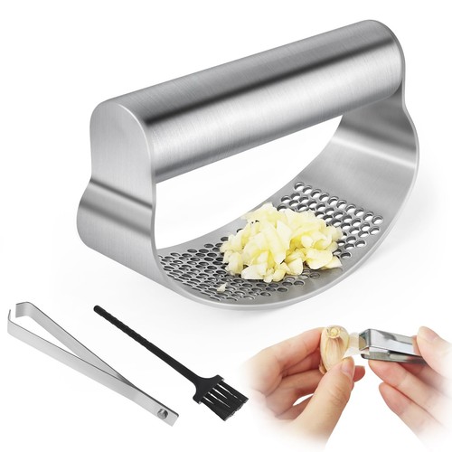 Schiaccia aglio acciaio inox - schiaccia,