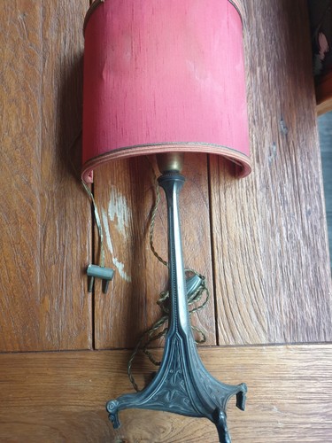Lampada peltro deco liberty - lampada,