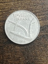 1953 italia dieci lire - italia,