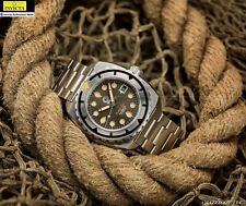 Nuovo orologio esoterico Bathyal GRIS 44mm Toyota 9015 automatico zaffiro 600m subacqueo SS