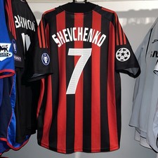 Maglia calcio AC Milan 2003/04 Adidas Home UCL Shevchenko 7 uomo XL 156165