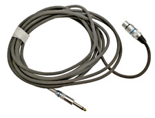Cavo Canon Microfono XLR Femmina Jack 6,3 mm 5,5 metri QuikLok Microfonico Usato