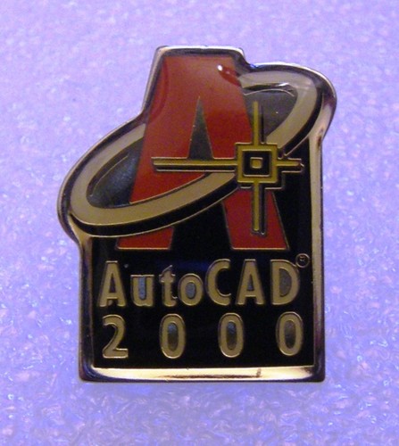 Pin autodesk autocad 2000 - autocad,