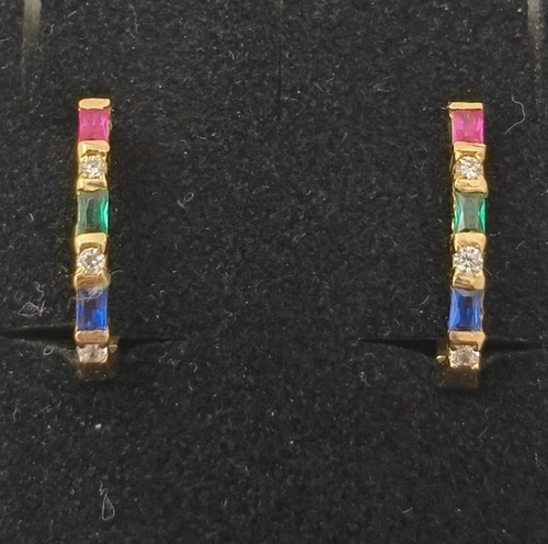 Orecchini oro 18k 750 - orecchini,