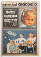 Pubblicita' Cicciobello Cicciogo Cicciopappa Ciccionanna Sebino 1977 (T10