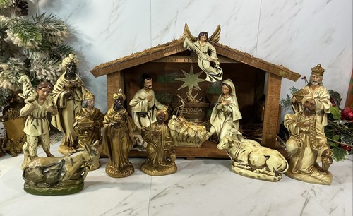Presepe natale vintage set - natale,