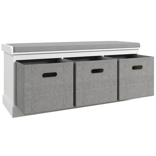 Homcom panca scarpiera - panca,